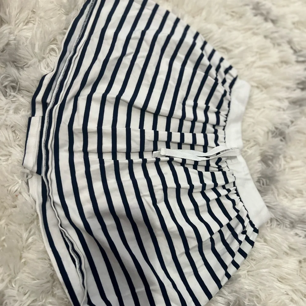 Cartier White and Navy Striped Garment - Picture 1 of 4